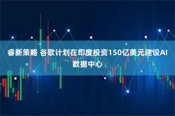 睿新策略 谷歌计划在印度投资150亿美元建设AI数据中心